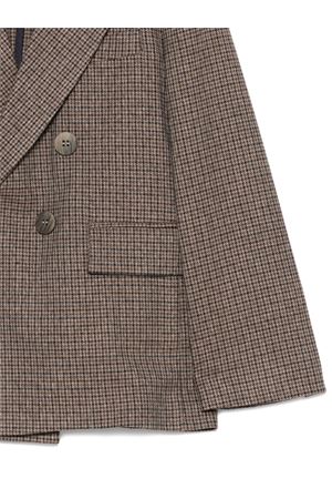 blazer in poliestere beige PAOLO PECORA KIDS | PP4109CAPPU
